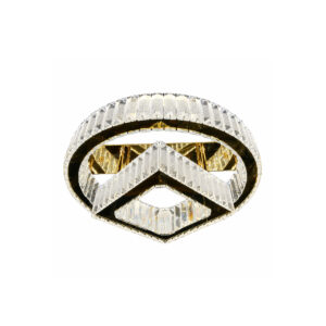 Plafon Led De Techo En Cristal 3 Tonos Dixton LT08360-Dorado