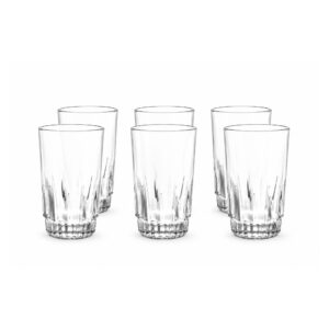 Set x 6 Vasos Prisma Bebidas 331ml Cristar 0257CL6-Transparente