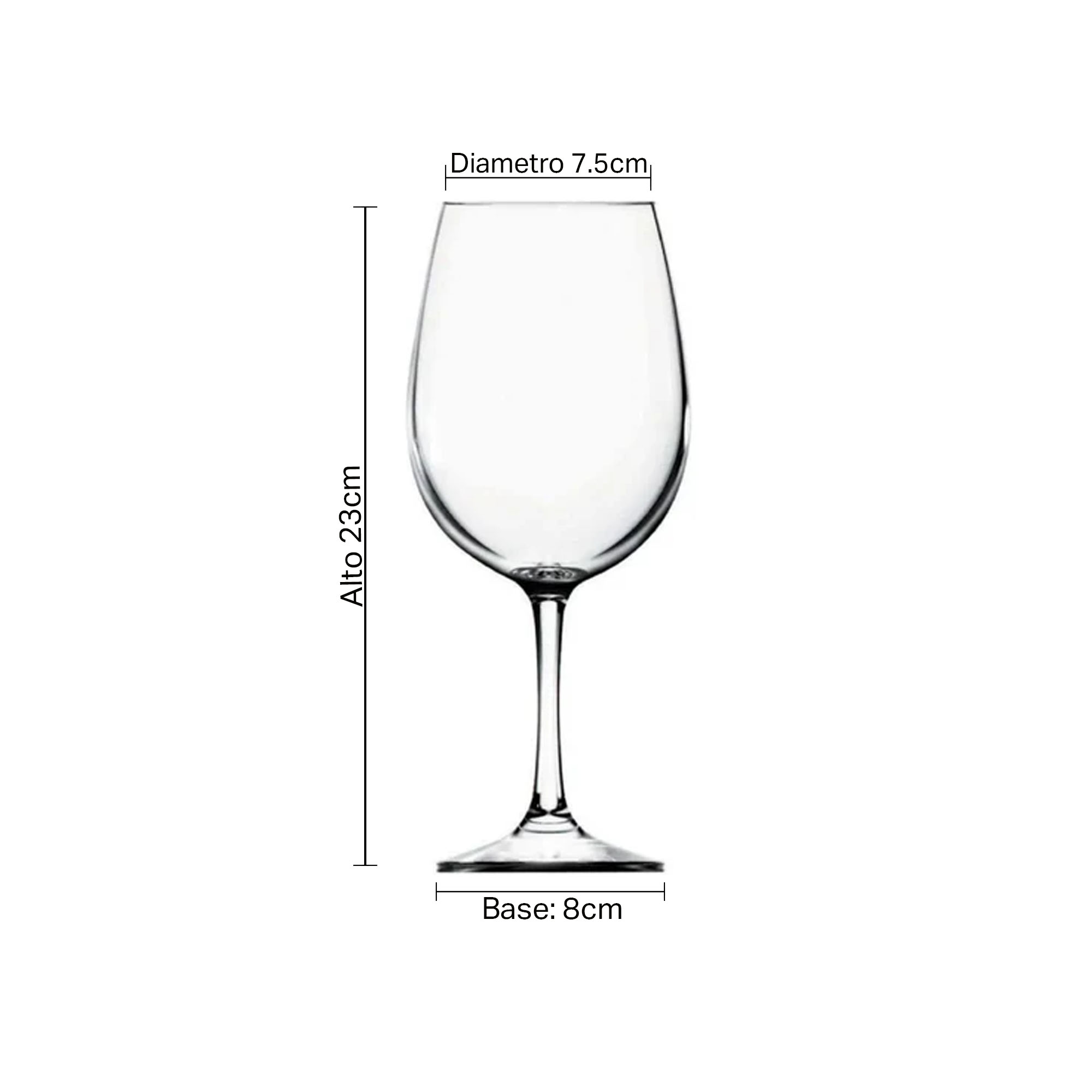Copa Barone Gran Vino 600ml Nadir 7560201794341-Transparente - Imagen 4