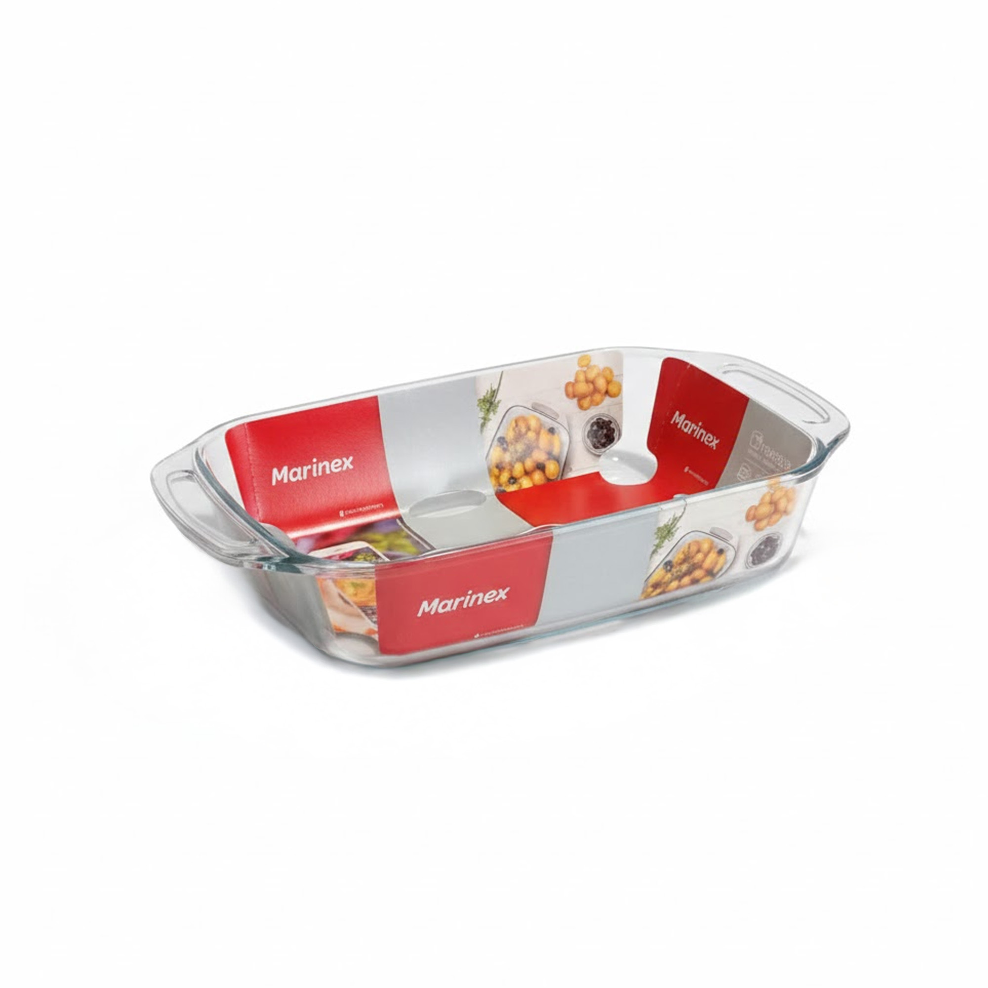 Refractaria De Vidrio Rectangular 2.7 L Para Horno Marinex