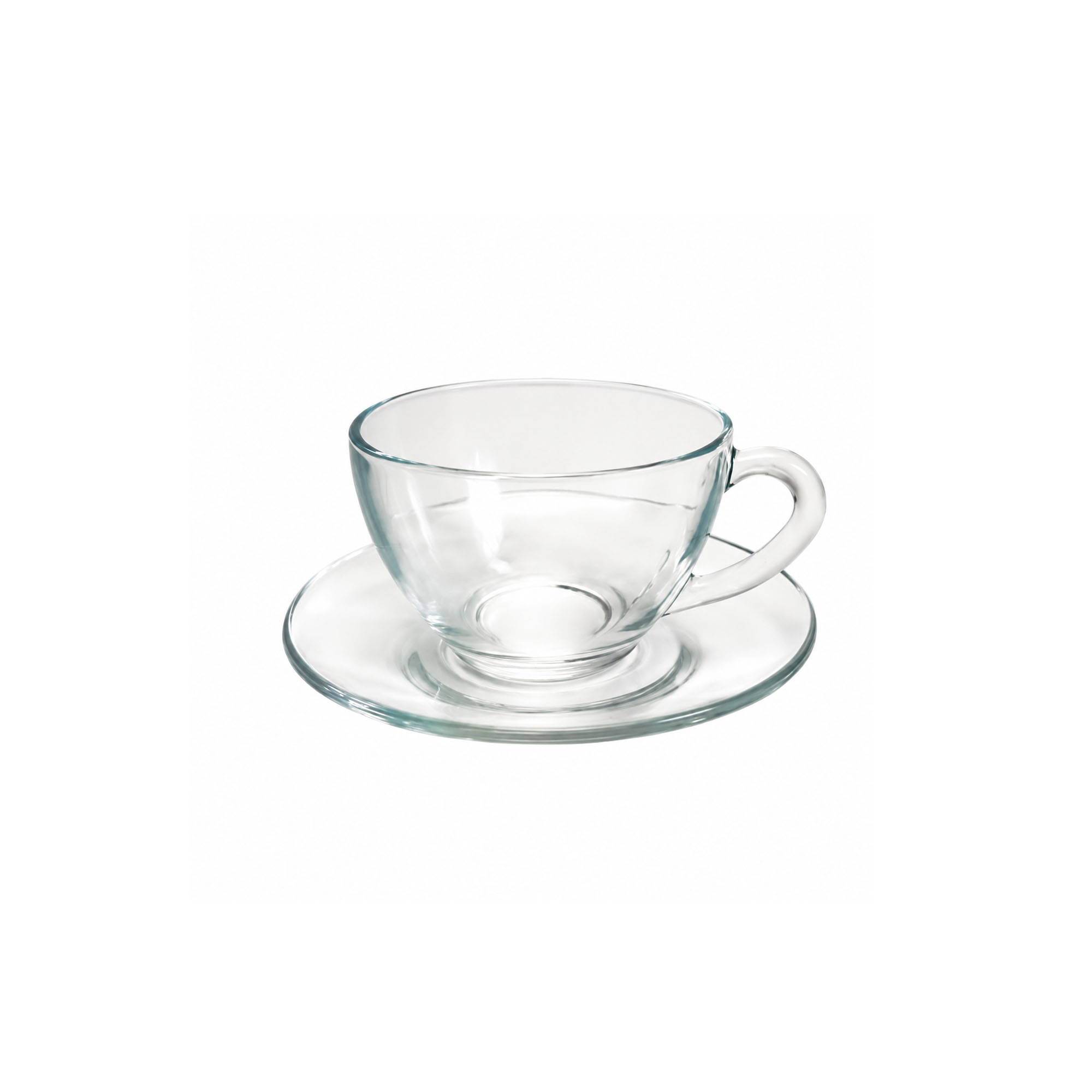 Taza Té+Plato Astral 240ml Duralex 01140021400N-Transparente