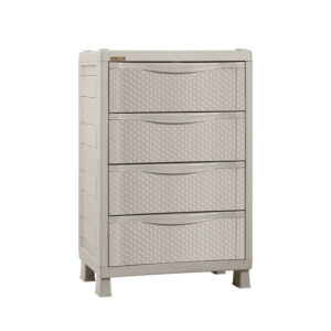 Armario Cajonero Organizador Rattán Rimax Ref.10371-Taupe