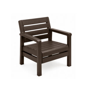 Sillón Sala Baru 70x65x74Cm Rimax 14196 W- Wengue