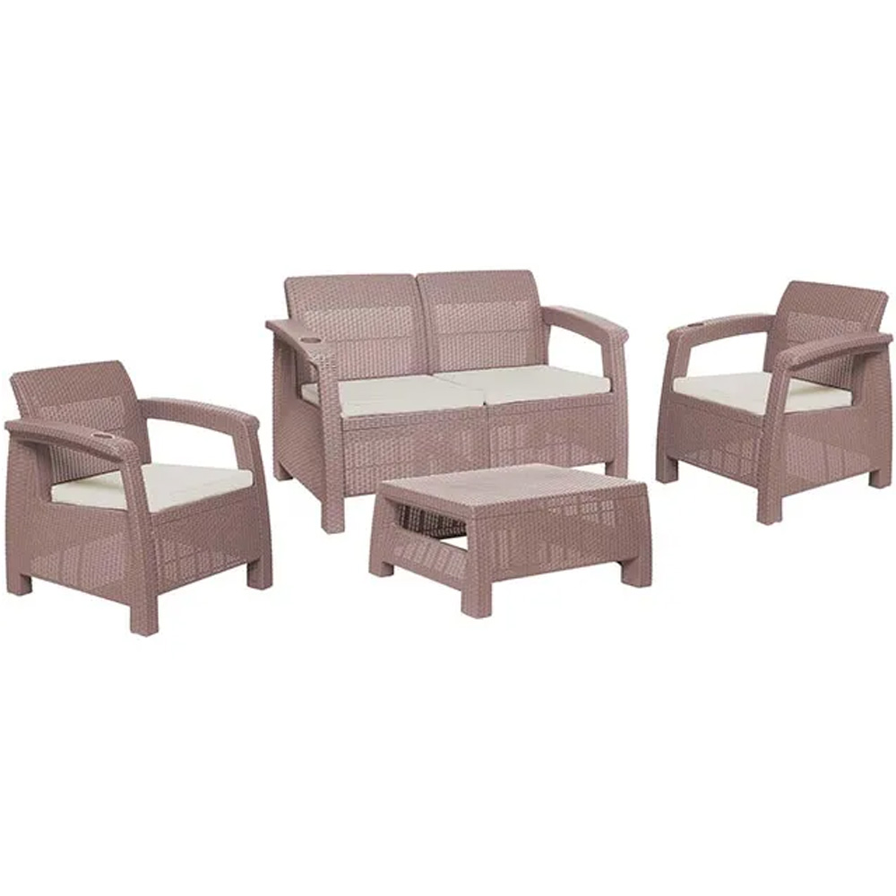 Juego De Sala Ferrara Comfort 425T -Taupe