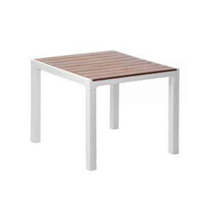 Mesa Madeira Cuadrada Para Exterior e Interior MQ 464CARAMELO-Caramelo