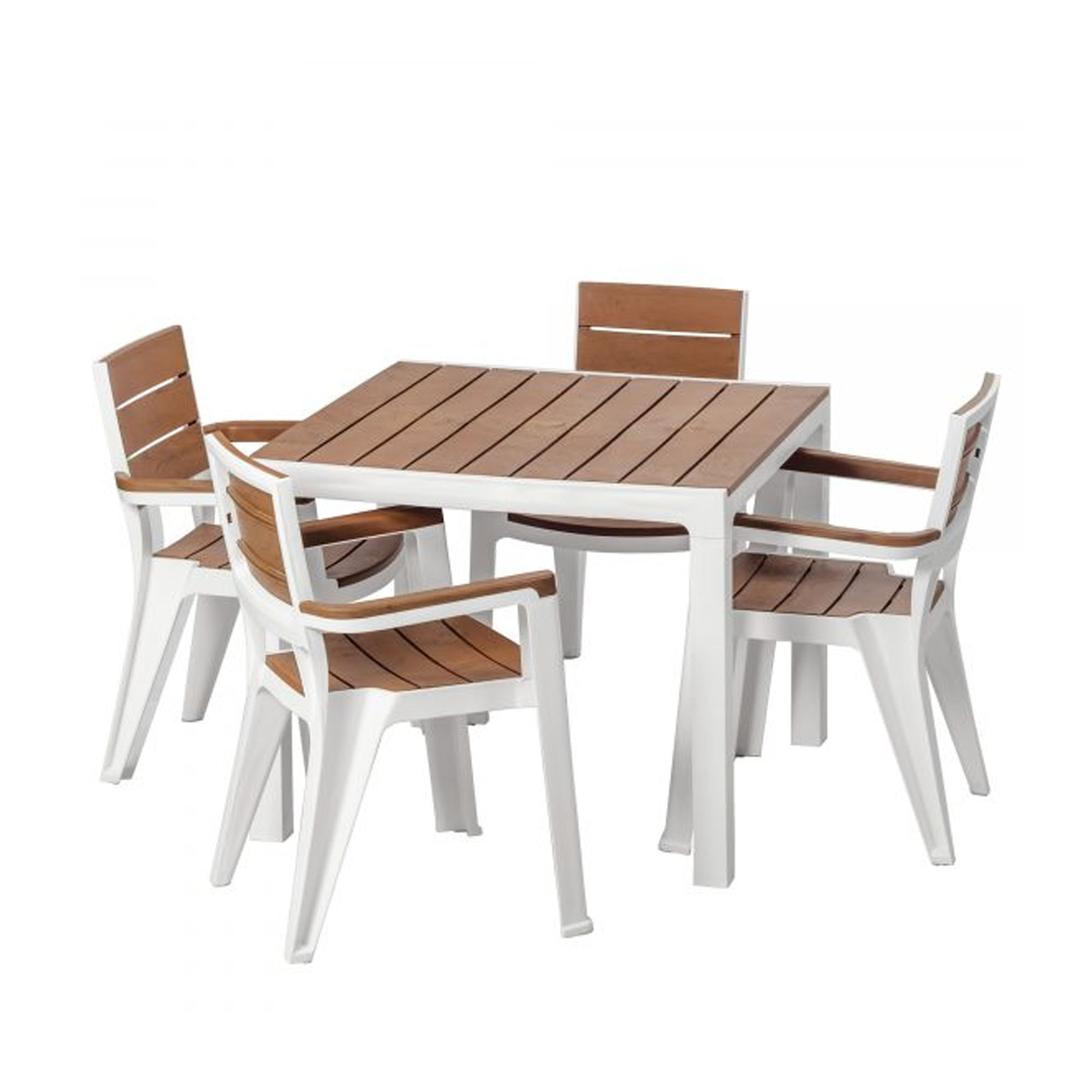 Mesa Madeira Cuadrada Para Exterior e Interior MQ 464CARAMELO-Caramelo - Imagen 3