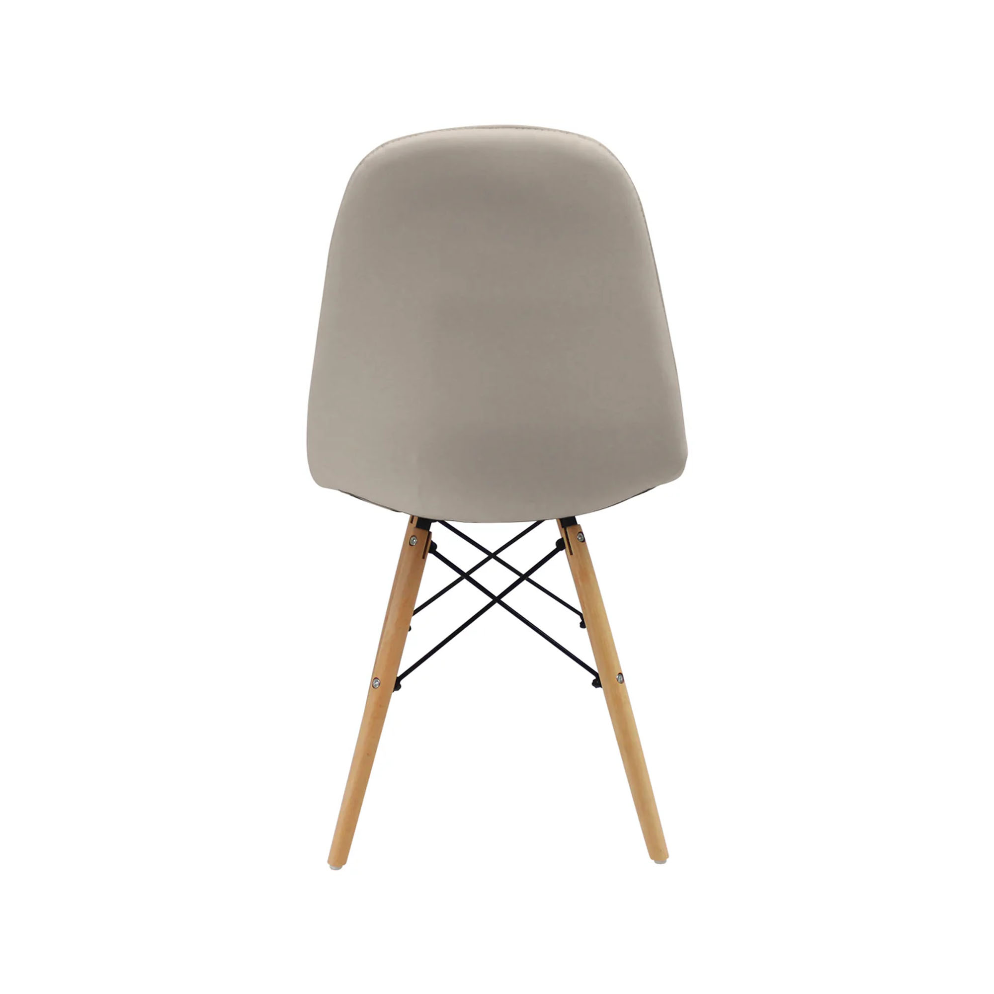 Silla Dkr Botones Tipo Eames Or Desing-Beige - Imagen 3