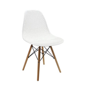 Silla De Comedor Colmeia Diseño Moderno  Or Desing-Blanco