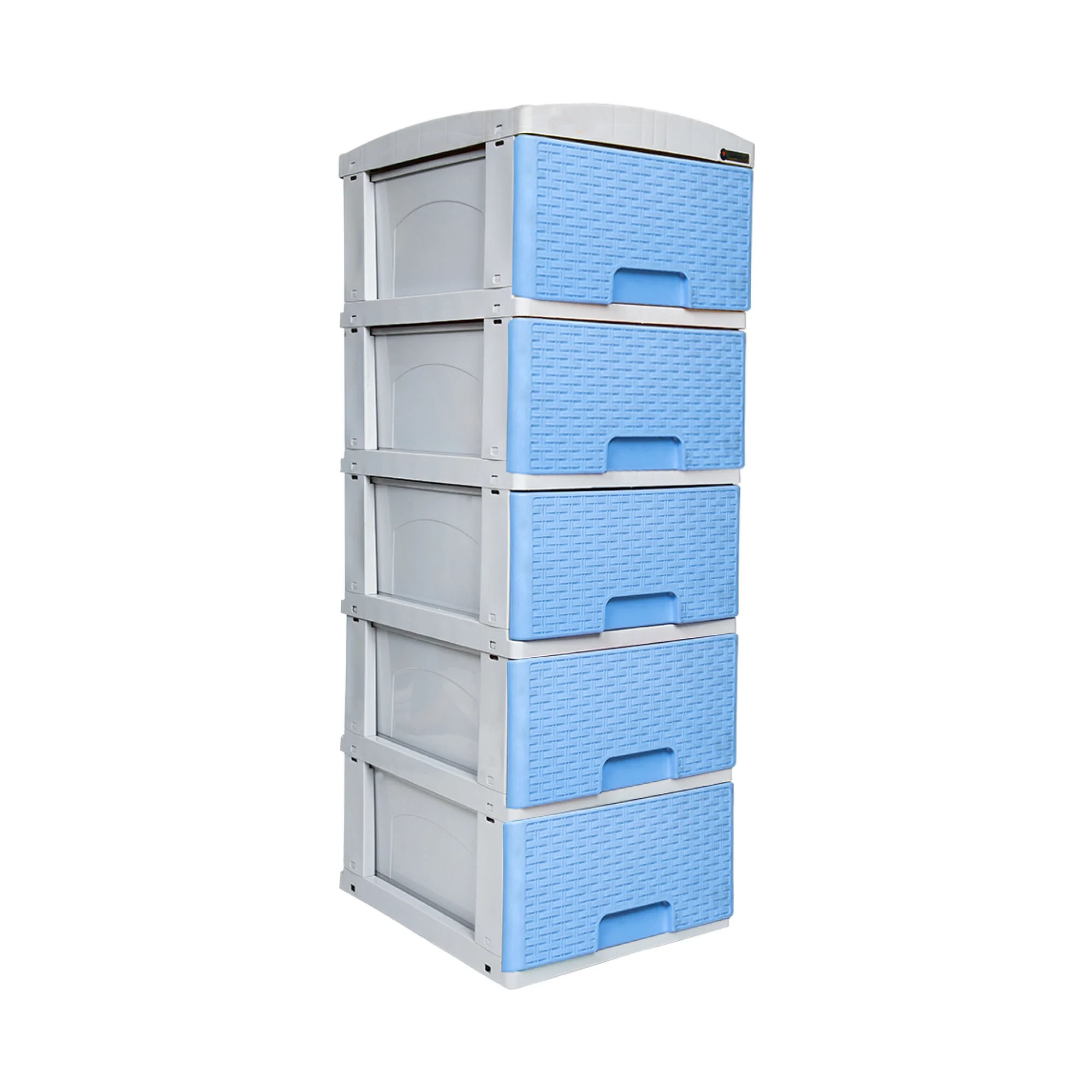 Practimueble Pequeño x5 Rattan Colplast 1340 -Celeste
