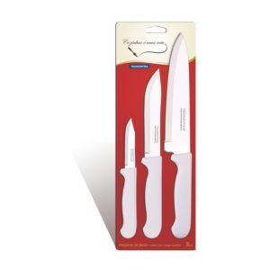 Set De 3 Cuchillos Condor Tramontina 23099/856 -Blanco