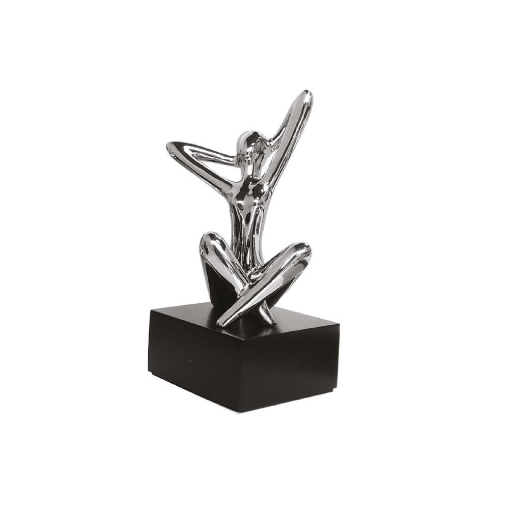 Escultura Mujer Cruzada Corpo 23 Cm