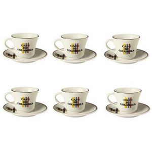 Juego De 6 Pocillo Café Colombiano