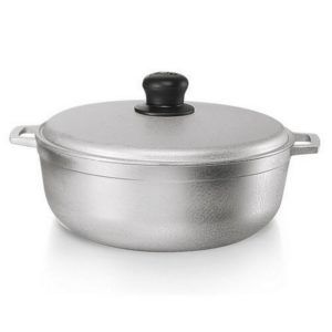 Caldero Natural Original 36 Cm Imusa 8006900 -Plateado