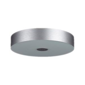 Lámpara De Techo Plafón 1 Luz -Plateado