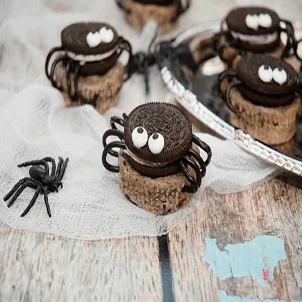 ARAÑA DE GALLETA PARA HALLOWEEN