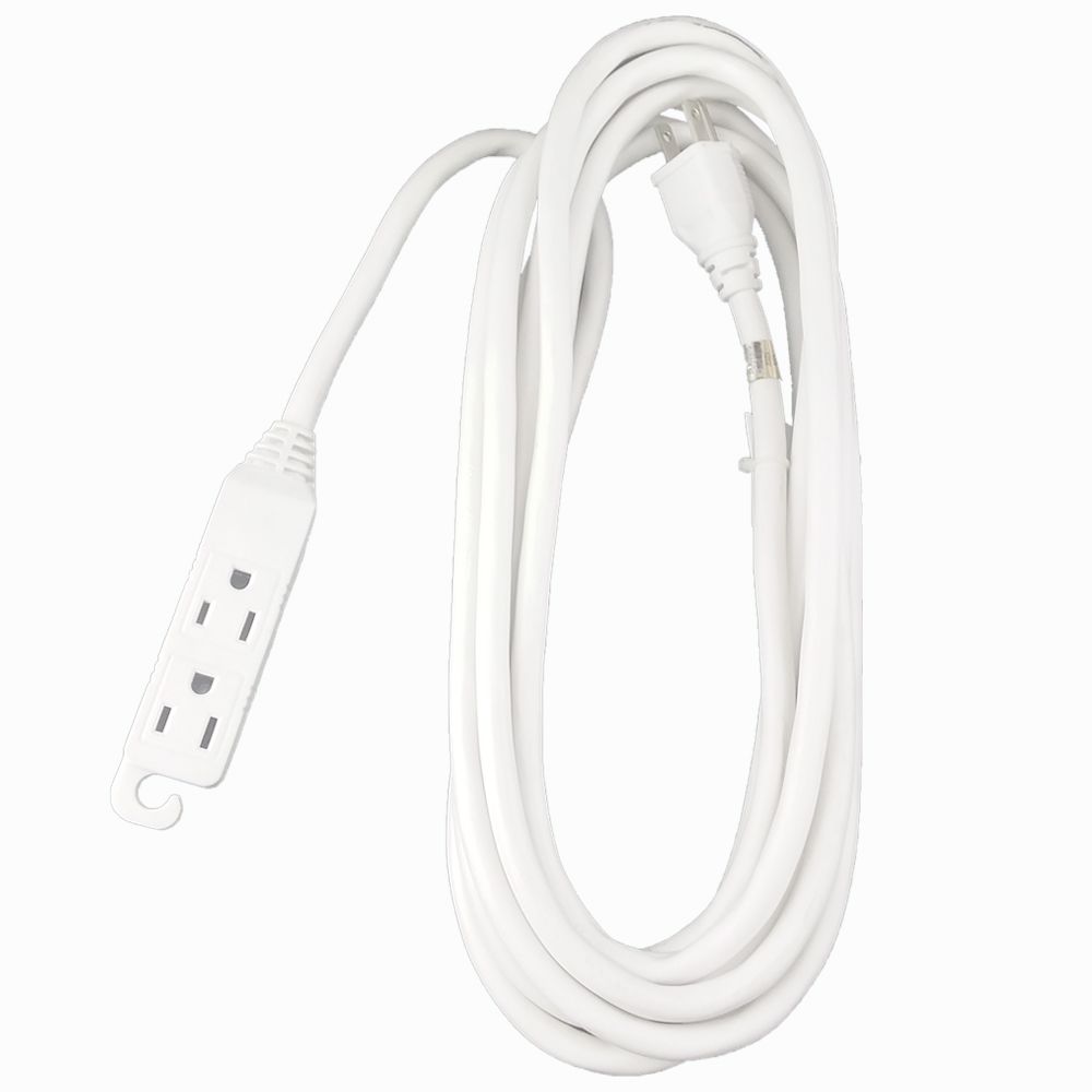 Extensión Eléctrica 3 Tomas 4.57 M -Blanco
