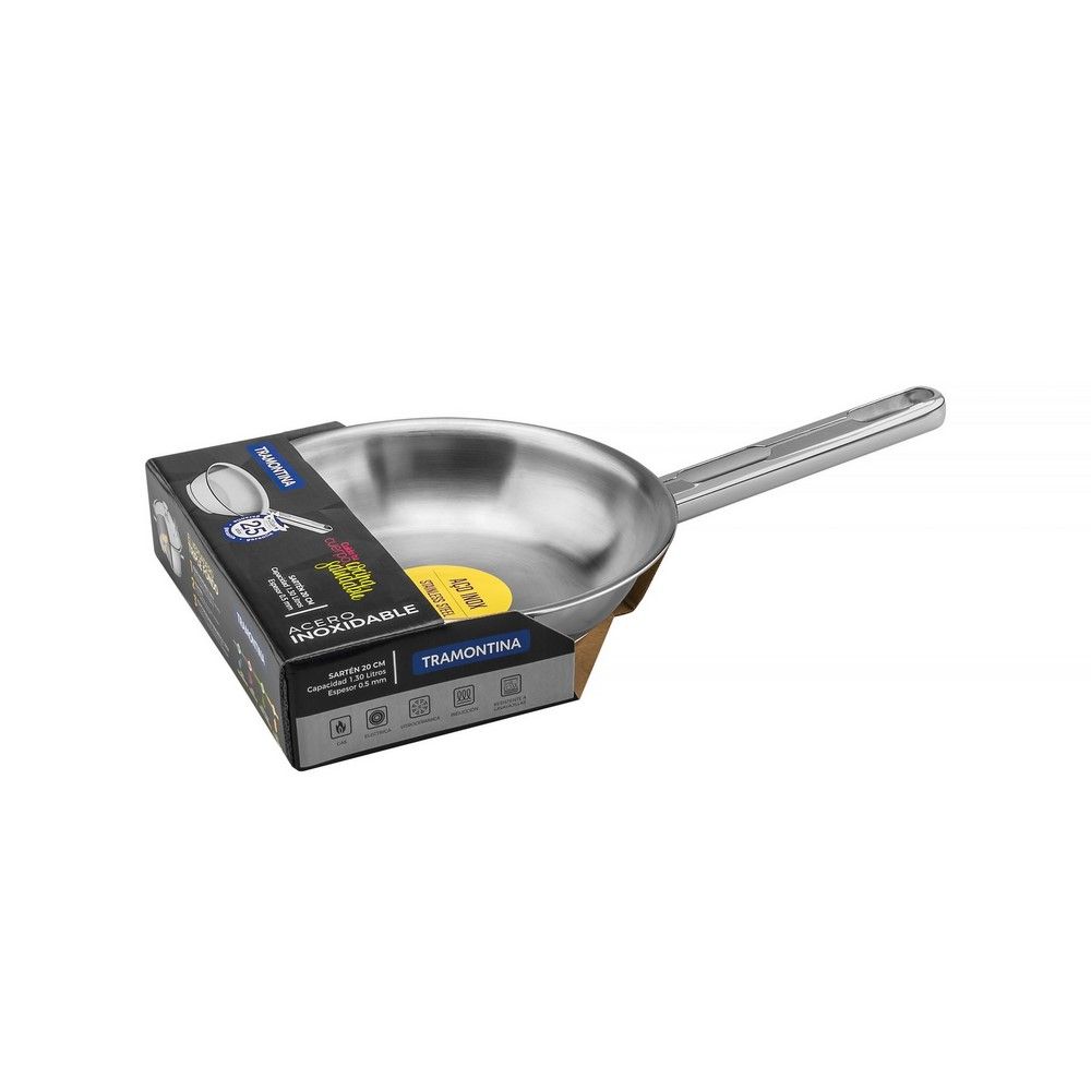 Sartén 20 Cm Allegra Acero Inox - Imagen 2