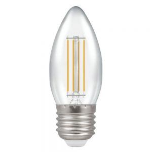Bombillo Vela Filamentos Led 4W Luz Cálida -E27