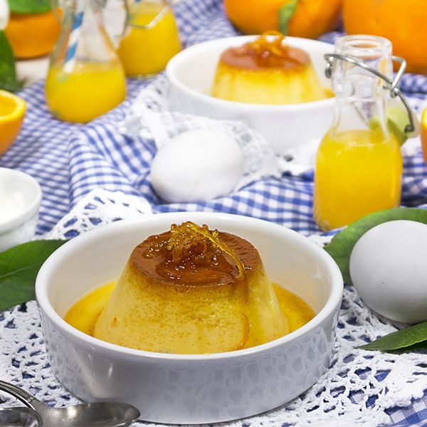 FLAN DE NARANJA EN OLLA A PRESIÓN