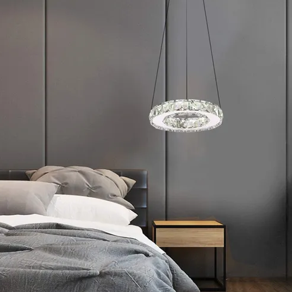 Lámpara Colgante 1 Luz Led Cristal - Imagen 3