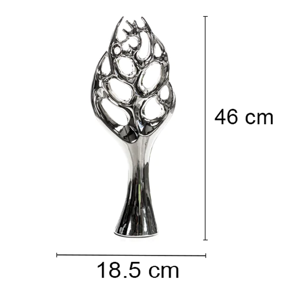 Escultura Arbol 46Cm -Plateado - Imagen 3