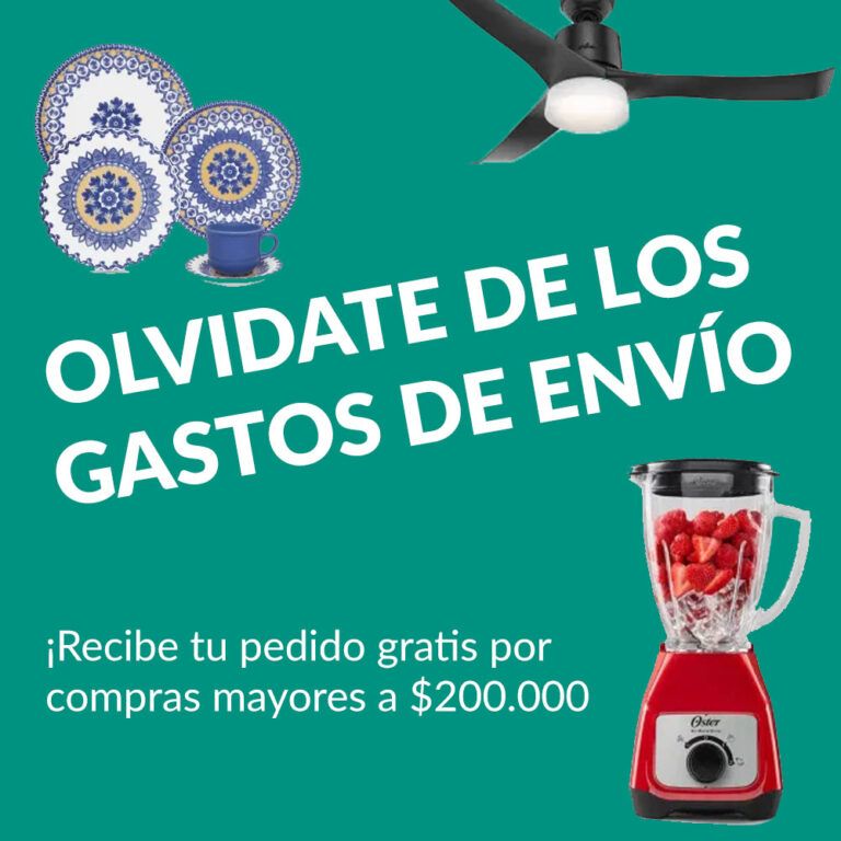 OLVÍDATE DE LOS GASTOS DE ENVÍO