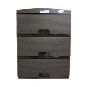 Cajonero 3 Gavetas -Wengue