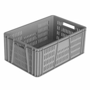 Caja Industrial Fondo Y Pared Lineal 60x40x25 Cm -Gris