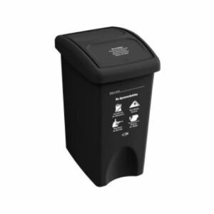 Papelera Vaivén 35L No Aprovechable Estra 4-1042516 -Negro