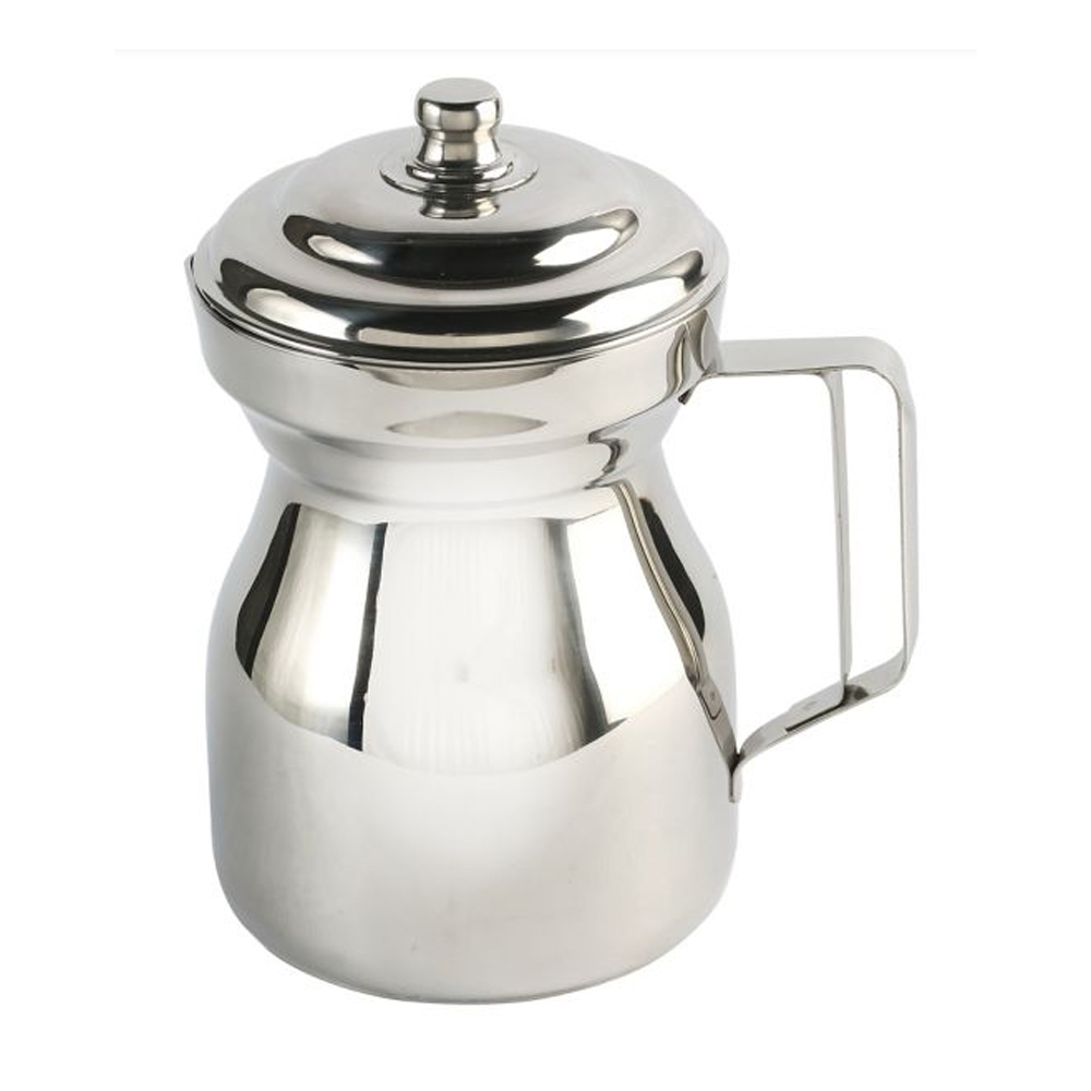 Chocolatera 12 Cm Acero Inox Con Tapa -Plateado - Imagen 2