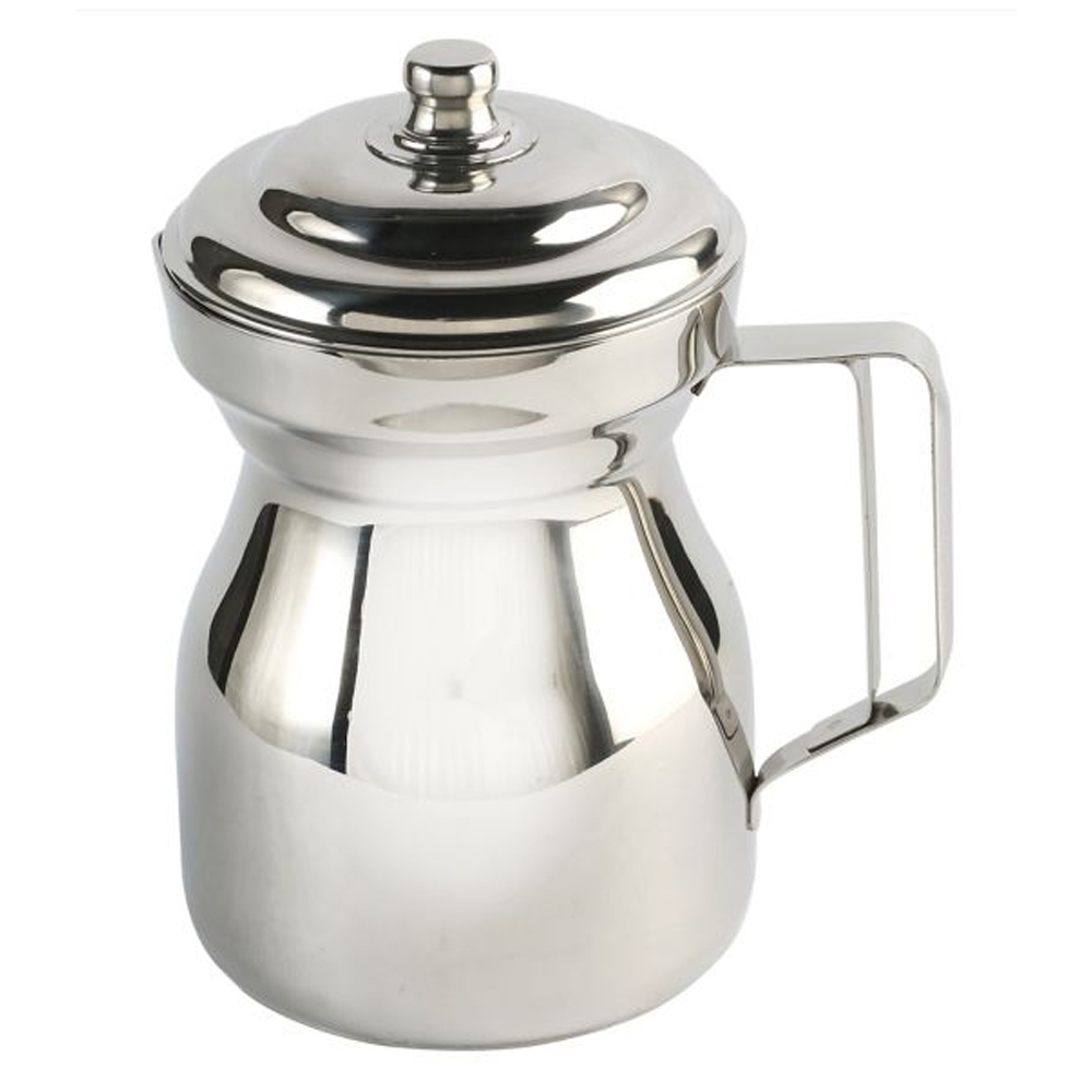 Chocolatera 1.5L Acero Inox Con Tapa -Plateado