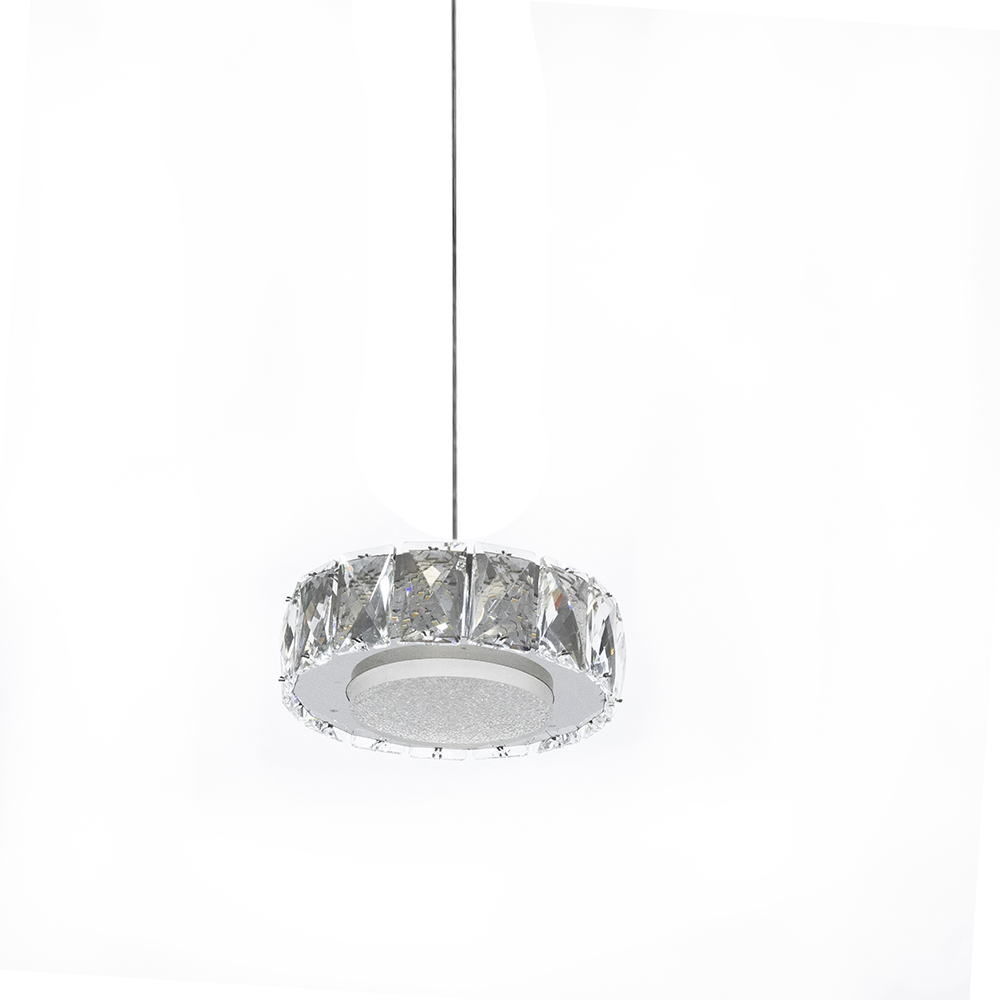 Lámpara Colgante en Cristal 3 Tonos LED Dixton LT08317-1 -Transparente